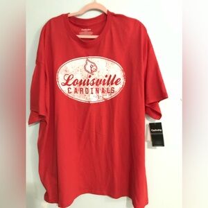 Louisville Cardinals T-Shirt 3X Red NWT